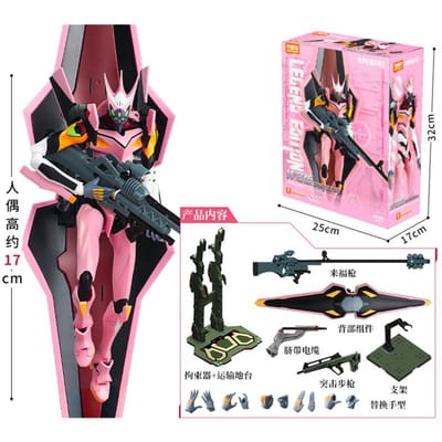 Blokees Originele Evangelion Type-O8A Legend Edition Neon Genesis Evangelion Mari Gemonteerde Actiefiguur Anime Robot Pantser Speelgoed