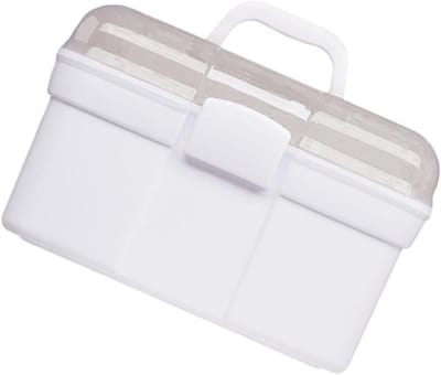 Cosmetische Opbergdoos - Make-up Koffer - Schoonheidswerk Organiseren - Meerlaags Ontwerp - 30x20x19 cm - Transparant