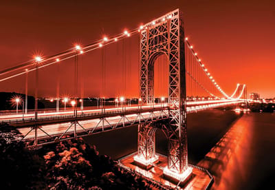 Fotobehang City Skyline | XL - 208cm x 146cm | 130g/m2 Vlies