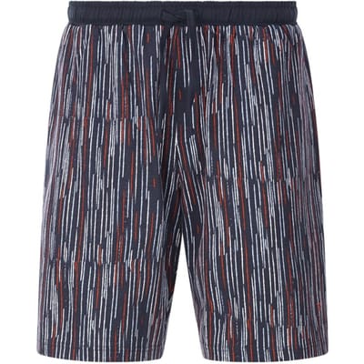 Jan Vanderstorm herren Korte Pyjamabroek - 56/58 - donkerblauw - Plus Size