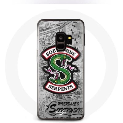 Samsung Galaxy S9 hoesje Riverdale zuidzijde slangenlogo