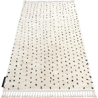Kleden Rugsx Tapijt BERBER SYLA B752 stippen , crème 180x270 cm