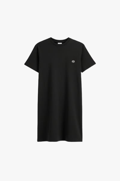 T-shirt jurk Vrouwen - 100% katoen 230 GSM - Regular Fit - Maat L - Ronde hals -