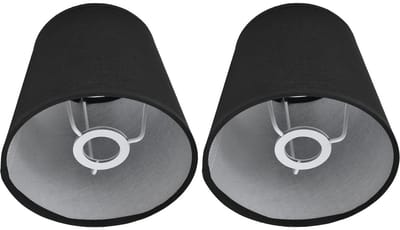 OmGoods - Dailygoody - Lampenkap - Moderne lampen - Perfect voor sfeerverlichting - Zwart - Geschikt voor E14 fitting - Hoge kwaliteit stof - Geschikt voor