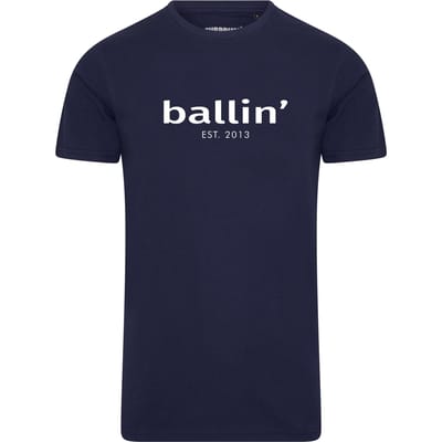 Ballin Est. 2013 - Heren Tee SS Tapered Fit Shirt - Blauw - Maat 3XL