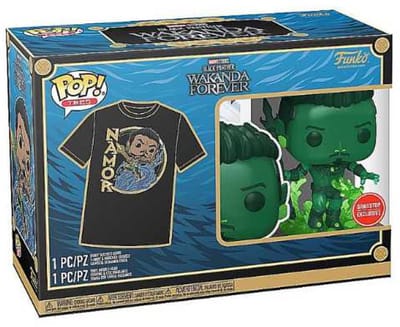 Funko Pop! Marvel: Black Panther - Wakanda Forever - Namor Pop And Tee - Gamestop Exclusive Maat XL