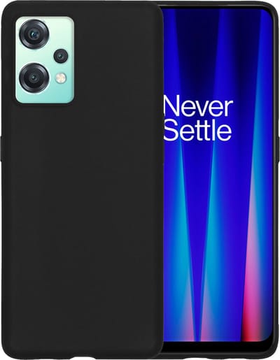 Hoesje - Geschikt voor OnePlus Nord CE 2 Lite - Sterk & Shockproof - Siliconen Case - Hoes Cover - Telefoonhoes - Zwart