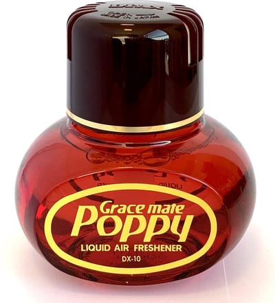 POPPY GRACE MATE® Luchtverfrisser Hibiscus 150ml – Luxe Auto Air Freshener – Langdurige Tropische Geur – Inclusief Dubbelzijdige Tape