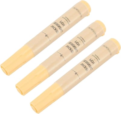 Houtverbrandingspen Set - Schroeistift Markering - Kunstzinnig Ontwerp - Rijke Kleureffecten - 3 Stuks - Bruin