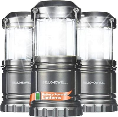 3 Stuks LED Campinglantaarns - Heldere Draagbare Verlichting voor Kamperen en Noodsituaties