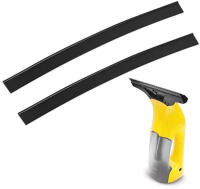 2 stuks reserve-lippen, raamreiniger, voor raamzuiger 280 mm voor accuzuiger, rubber, compatibel met WV1, WV2, WV5, WV50, WV55, WV60, WV75, WV75