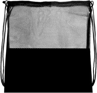 Sporttas Trekkoord - Bal Opbergzak - Sport Spullen - Licht en Inklapbaar - 38 x 39 cm - Zwart