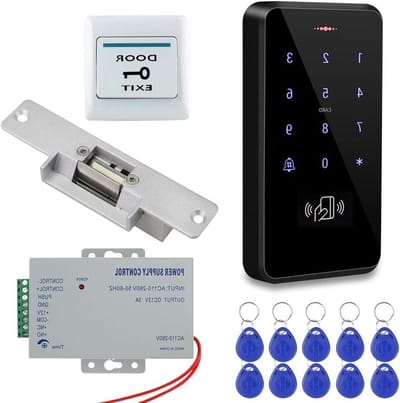 Toegangscontrole Systeem - Toegangskit - Veilige Toegang - IP68 Waterdicht - 3000 Gebruikers - Zwart