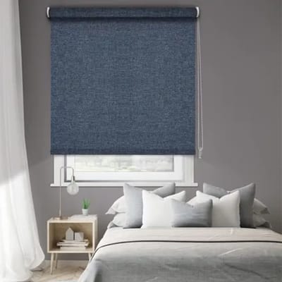 Madeco 1691 Verduisterende Rolgordijn Dubbelzijdig Marineblauw 60x190cm