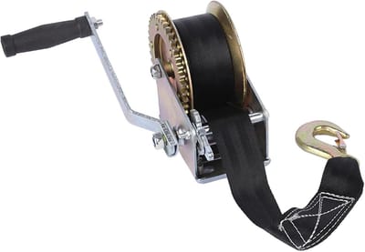 Handmatige Handlier - Trek Lier - Voertuigen Slepen - Roestbestendige Constructie - Tot 3500 lbs - Zilver