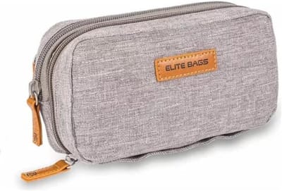 Elite Bags Cooler Bag for Diabetics, Multiple Compartments, Grey, 17 x 10 x 6 cm