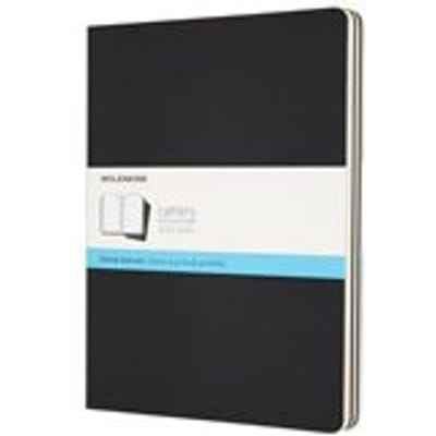 Moleskine Cahier Journals - Extra Large - Gestippeld - Zwart - set van 3
