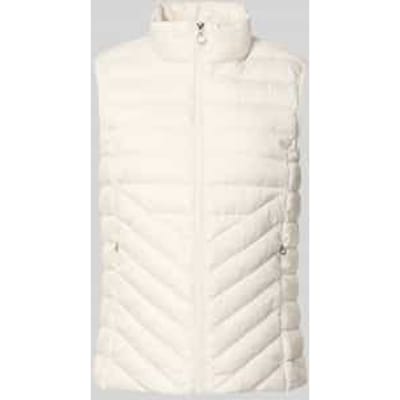 Slim fit bodywarmer met opstaande kraag