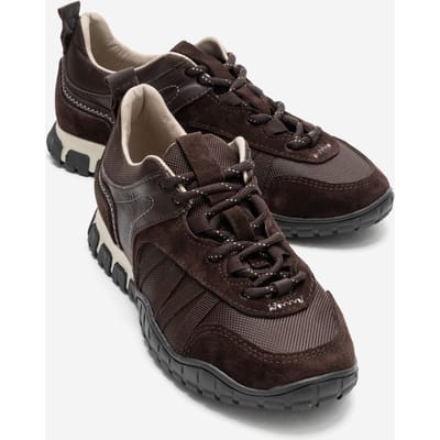 Fiera Leren Mesh Sneaker