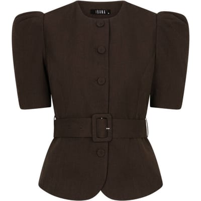 Ibana Blouse korte mouw 302630081 tonia