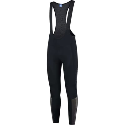 Rogelli Essential HI VIS Heren Lange Fietsbroek - Bretels - Zeem - Zwart