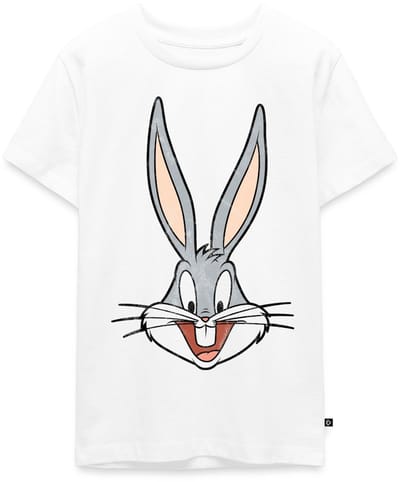 Looney Tunes Bugs Bunny Distressed Premium T-Shirt Tiener