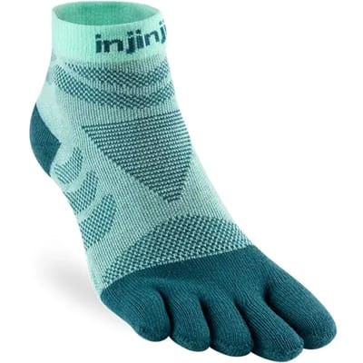 INJINJI | Womens Ultra Run Mini-Crew Glacier (Maat - M-L) | Teensokken