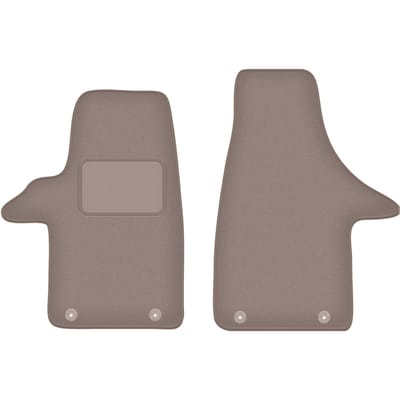 Beige frontmatten voor: Volkswagen Transporter T5 Multivan bestelwagen (2005-2015)