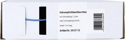 Krimpkous Blauw Ø 1.2 mm / Lengte 15 meter