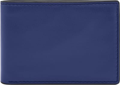 FOSSIL Portemonnee Steven FPW Bifold Wallet Pacific Blue Donkerblauw