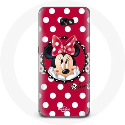 Case voor Samsung A5 2016 Minnie Mouse Cartoon Rood rood