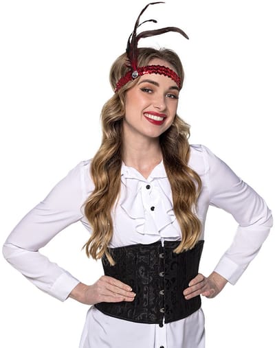 Boland - Korset Victoria - Volwassenen - Can Can - Burlesque - Cosplay - Themafeest - Carnaval
