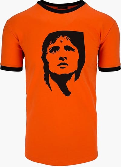 Cruyff Icon - oranje - T-shirt Heren