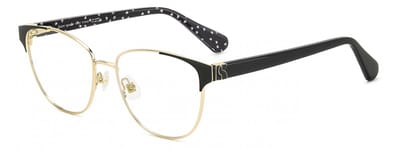 Kate Spade DOVE/G Gold black 2 52/16/140 WOMAN Brilmonturen