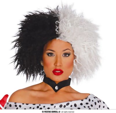 Fiestas Guirca - Pruik cruel villain - Halloween Pruik - Halloween accessoires - Halloween outfit - Pruiken - enge pruiken