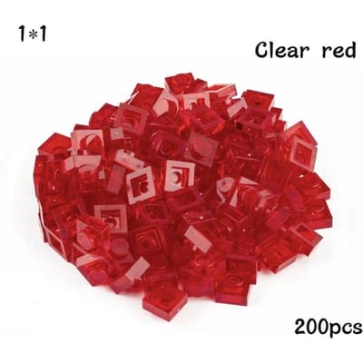 200 pièces À FAIRE SOI-MÊME Briques de Construction Figures Fines Briques 1x1 Points 21Couleurs Axé sur l'Apprentissage Créatif Taille Compatible Présentant 3024 Jouets
