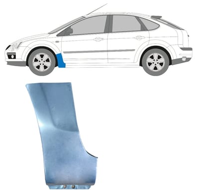 Reparatiepaneel voorspatbord voor Ford Focus 2004-2010 / Links
