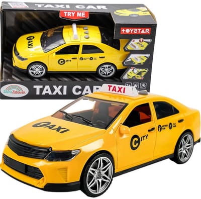 Taxi Speelgoedauto met Licht en Geluid - 1:14 Schaal