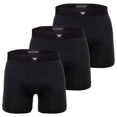 Emporio Armani Boxershorts ESSENTIAL LOGOLABEL Set van 3