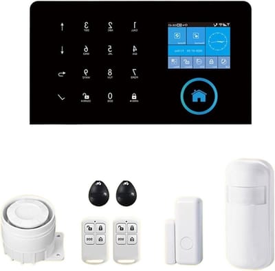 Slim Alarm Systeem - Draadloos Home System - Woning Beveiligen - APP Controle - 100 Sensoren - Zwart