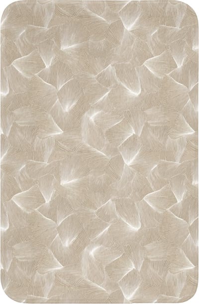 WC mat 40x60 cm - Antislip - Organisch - Textuur - Beige - Toiletmat - Vloermat - Douchemat - Toilet tapijt - Toiletmatten