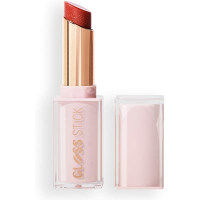 Revolution Pout Lip Gloss Stick Shimmer Sugar Cookie Pink 3 g