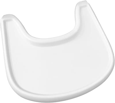 Hoogwaardige Kinderstoel Tafelset met Tray, Geschikt voor Tripp Trapp Stoel, BPA Vrij, Eenvoudig Schoon te Maken, Voor Kinderen van 6 tot 36 Maanden - Wit