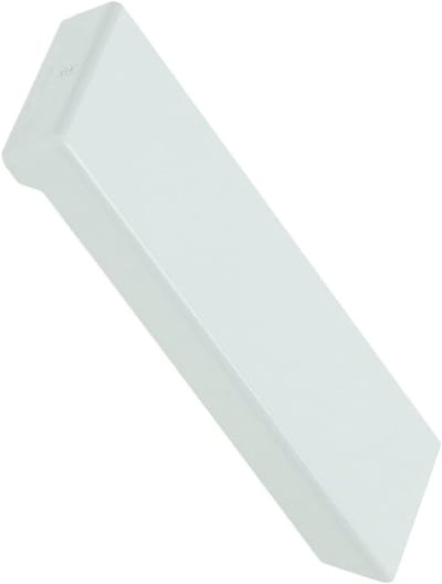 Gripdeksel Koelkast - Koelkastdeksel Deur - Koelkast Onderdeel - Compatibel Onderdeel - 10 x 2 x 20 cm - Wit