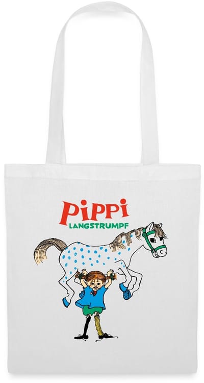 Pippi Langkous En Kleine Witte Avonturen Tas Van Stof Schoudertas