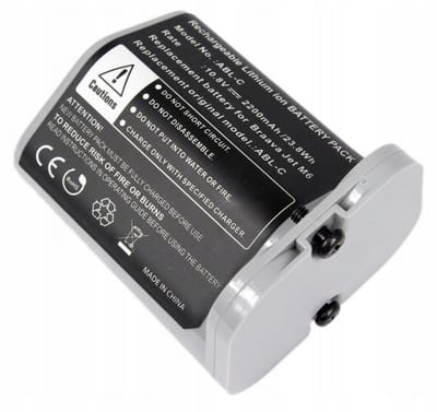 ABL-C Vervang accu voor iRobot Braava Jet m6, 10.8V/2200mAh