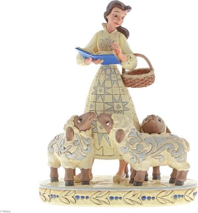 Disney beeldje - Traditions collectie - Bookish Beauty -  Belle & het Beest/Beauty & the Beast
