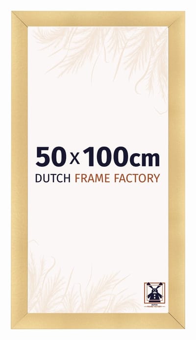 Fotolijst 50x100 cm - MDF - Goud Mat - Praag