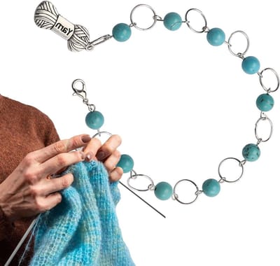 Tellerketting Breien - Steekmarkeerder - Rijen Tellen - Gladde Randen - Tot 30 cm - Transparant