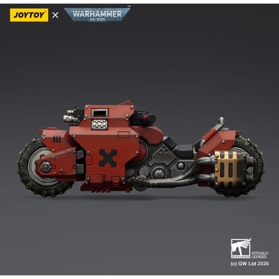 Warhammer 40,000 Raider-pattern Combat Bike Blood Angels with twin-linked bolt rifles 22 cm